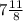 7\frac{11}{8}