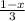 \frac{1-x}{3}