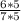 \frac{6*5}{7*5}