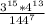 \frac{3^{15}*4^{13} }{144^{7} }