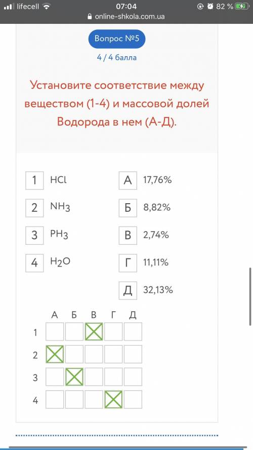 Найдите массовые доли HCl NH3 PH3 H2O