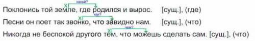 Придаточные предложения отвечают на разные вопросы. Запиши их, отталкиваясь от указательных слов. Со