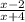 \frac{x - 2}{x + 4}