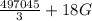 \frac{497045}{3}+18G