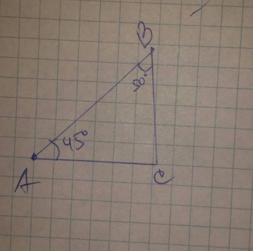 Постройте треуголник авс, ав=5см, ас=3см, а=5°​