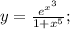 y=\frac{e^{x^{3}}}{1+x^{5}};