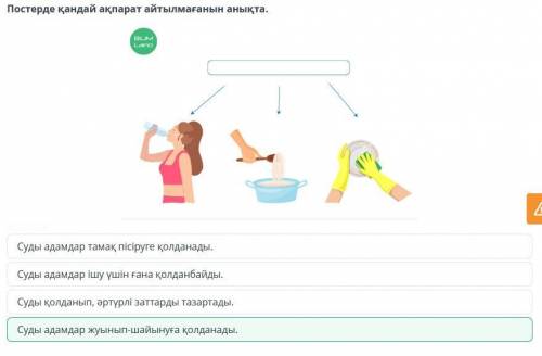 Суды адамдар тамақ пісіруге қолданады. Суды адамдар ішу үшін ғана қолданбайды,Суды адамдар жумінь ай