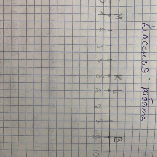 Памагити((( умаляю, Отметь на координатном луче точки M(1), L(6), K(5), P(9).