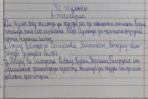 1. Хиуаздың «қанатты қыз» атану себебі неде? 2. Хиуаз өскен өлкені қалай суреттер едіңдер? 3. Хиуазд