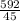 \frac{592}{45}