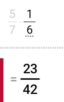 Вычисли разность дробей(дробь в ответе не сокращай).​