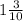 1\frac{3}{10}