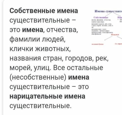 2. ответьте на вопрос, какие имена называют собственными, а какие нарицательными