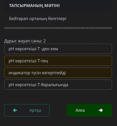 Бейтарвп ортаның белгілері ​
