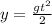 y=\frac{gt^2}{2}