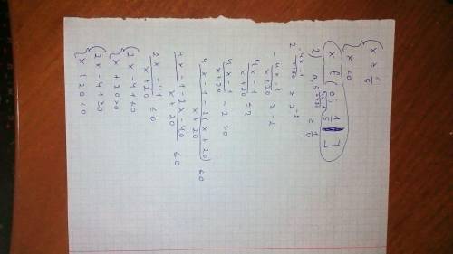 решить: 1) (7/13)^4x−1/x−1≥169/49. 2)0,5^4x−1/x+20≥1/4.