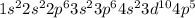 1s^22s^22p^63s^23p^64s^23d^{10}4p^5