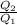 \frac{Q_2}{Q_1}