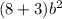 (8 + 3)b {}^{2}