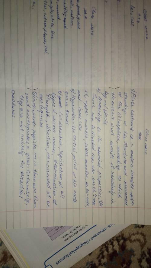 2.12 Read and listen to the text. Then answer the questions.1 What are tectonic plates?2 How many la