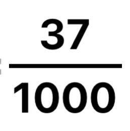 Подайте число 0,037 у стандартному вигляді