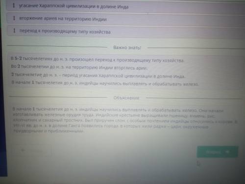 Расположи события в правильной хронологической последовательности ​