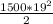 \frac{1500*19^2}{2}