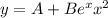 y = A + B{e}^{x} {x}^{2}