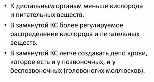 ￼￼￼объясните недостатки незамкнутой системы кровообращения