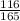 \frac{116}{165}