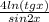 \frac{4ln(tgx)}{sin2x}