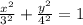 \frac{x^2}{3^2} +\frac{y^2}{4^2} =1