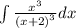 \int\limits \frac{ {x}^{3} }{ {(x + 2)}^{3} } dx \\