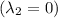 (\lambda_2 = 0)