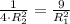 \frac{1}{4\cdot R_2^2} = \frac{9}{R_1^2}