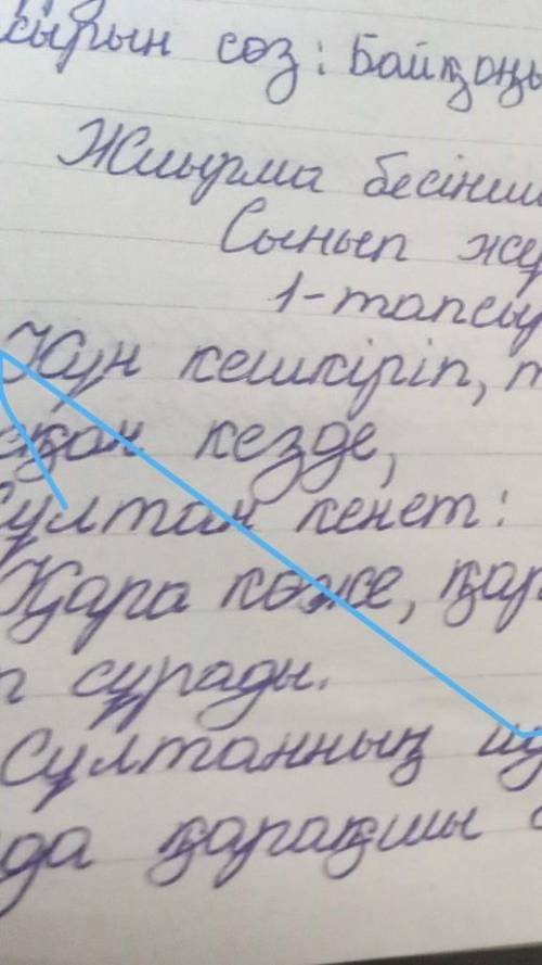 2 А Сөйлемдерді мәтін мазмұнына сәйкес аяқтап жазыңдар. 1. Күн кешкіріп, тоғай ішін көлеңке басқан к