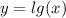 y = lg(x)