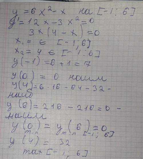 Y=6x^2-x^3 определение интервала​