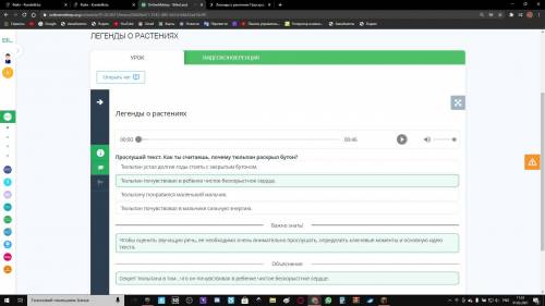 Легенды о растениях Прослушай текст. Как ты считаешь, почему тюльпан раскрыл бутон? Тюльпан устал до