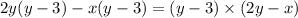 2y(y - 3) - x(y - 3) = (y - 3) \times (2y - x)