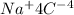 Na {}^{ + } 4C {}^{ - 4}