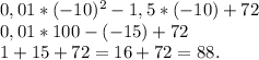 0,01*(-10)^2-1,5*(-10)+72\\0,01*100-(-15)+72\\1+15+72=16+72=88.