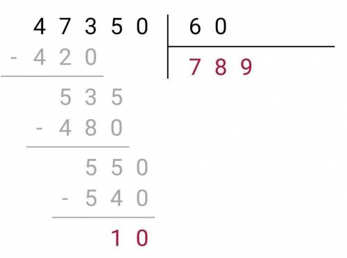решить диление в столбик с остатком номер 111
