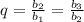 q=\frac{b_2}{b_1}=\frac{b_3}{b_2}