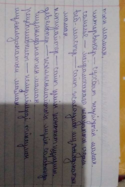 1.Мамандықтар мен олардың қызметіне қысқаша түсініктеме беріңіз Мамандықтар: Қызметі: бренд-менеджер