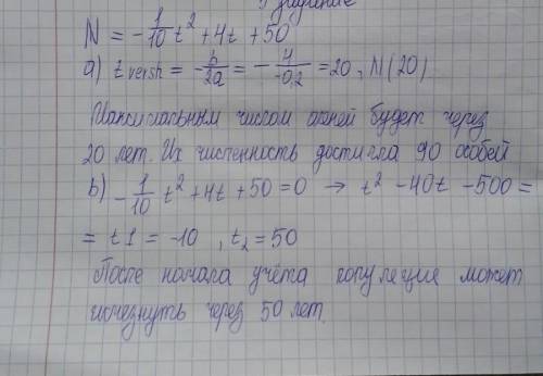 В рамках мероприятий по охране природы ведется учет числа оленей одной из популяций. С начала учета