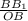 \frac{BB_{1} }{OB}