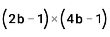 Көбейткіштерге жіктендер(3b-1)²-b²​