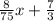 \frac{8}{75} x+\frac{7}{3}