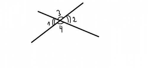 5. Сумма двух вертикальных углов, образованных при пересечении двух прямых равна 1400 Найдите градус